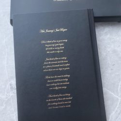 Condolence Books – Presentation Binding